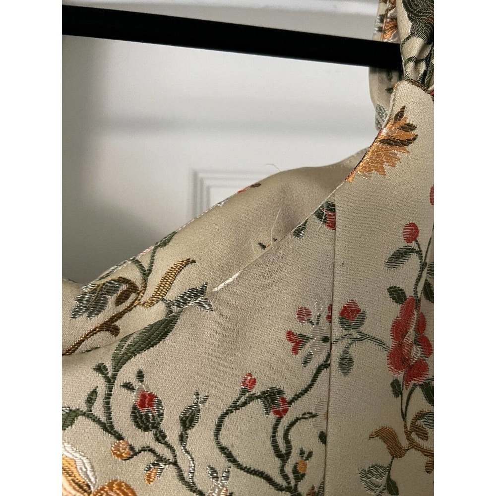 Markarian Apollonia Gold Floral Brocade 8 Dress - Picture 4 of 14